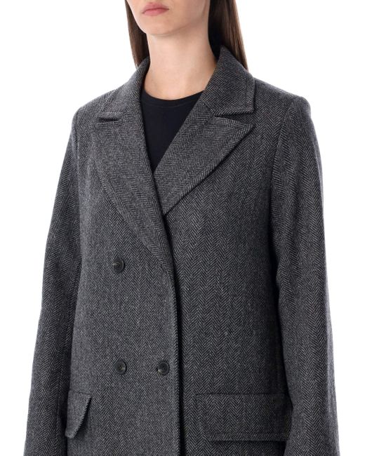 Manteaux gris A.P.C. en coloris Black