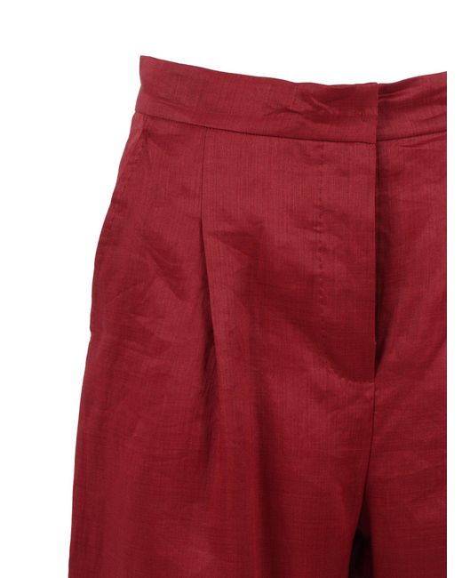 Max Mara Red Trousers