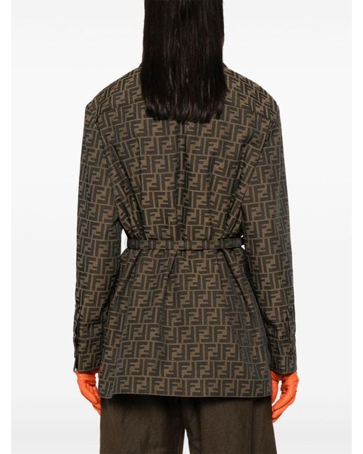Fendi Green Ff Jacket