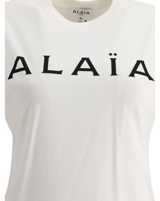 ALAÏA ホワイト Tシャツ サイズ36 Alaïa 