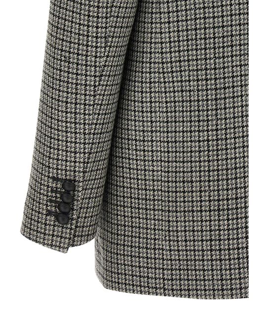 Tagliatore Oversize Blazer Jacket in het Gray