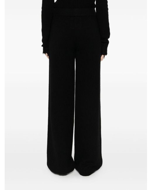 Uma Wang Black Cashmere Trousers