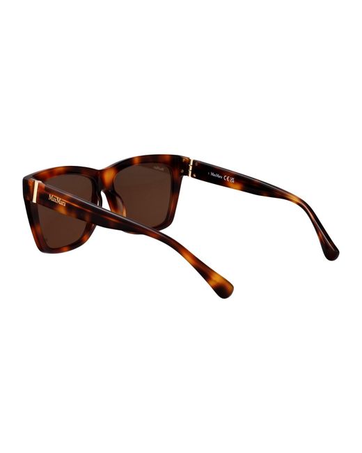 Max Mara Brown Avana Scura Marrone Acetate Sunglasses
