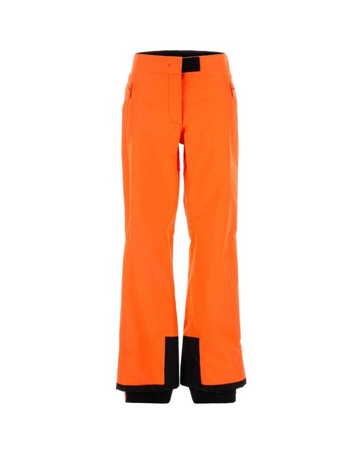Prada Orange Gore-Tex Ski Trousers