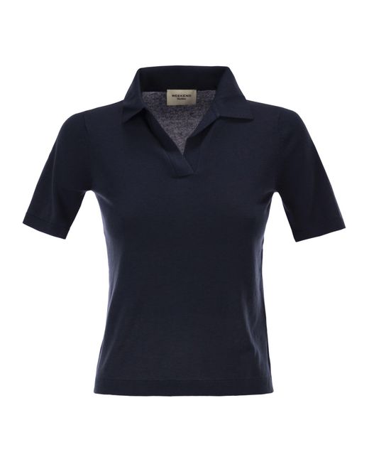 Weekend by Maxmara Blue Wkdroncolo Polo Shirt