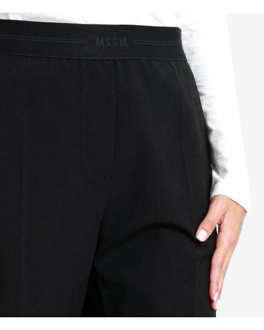 MSGM Black Trousers