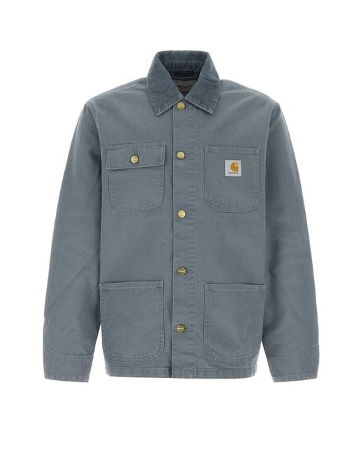 Carhartt Blue Powder Denim Michigan Coat