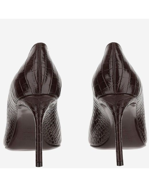Jimmy Choo Brown Romy 85 Pumps
