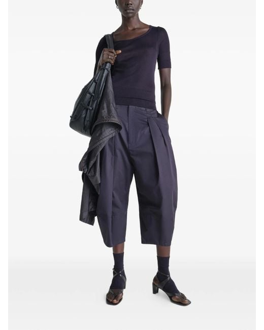 Lemaire Blue Silk Blend Top