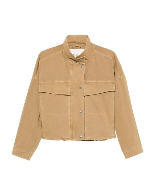 Closed Natural Signature Jacket