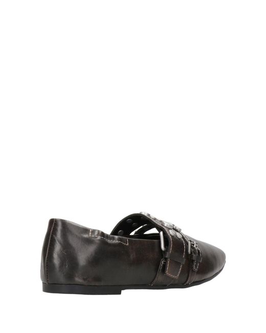 Ash Gray Flat Shoes