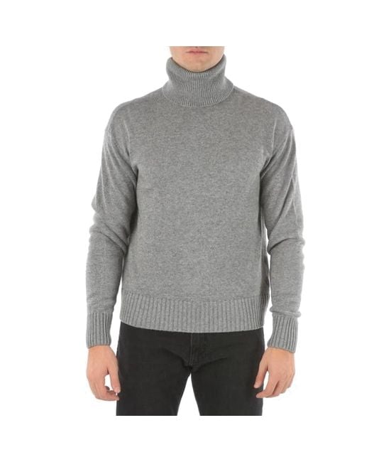 Off-White c/o Virgil Abloh Gray Basic Wool Pullover for men