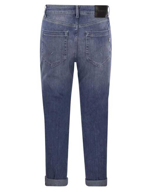 Koons sciolti jeans con bottoni ingioiellati di Dondup in Blue