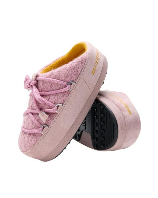 Moon Boot X Guest In Residence Pink Moon Boot X Guest