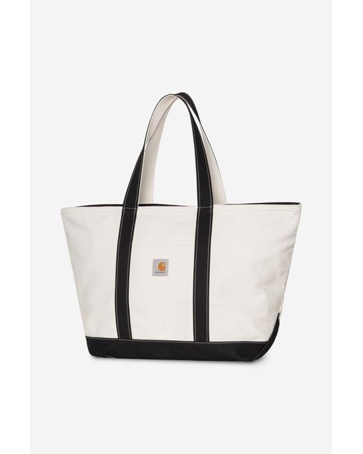 Carhartt White Canvas Beach Tote
