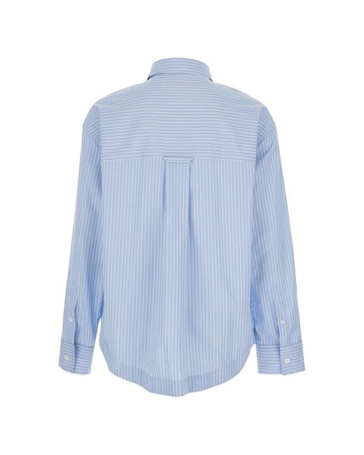 AMI Blue Striped Shirt