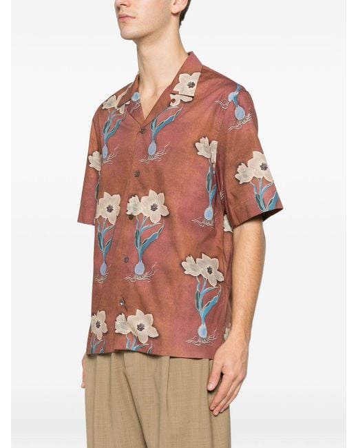 Paul Smith Multicolor Printed Shirt for men