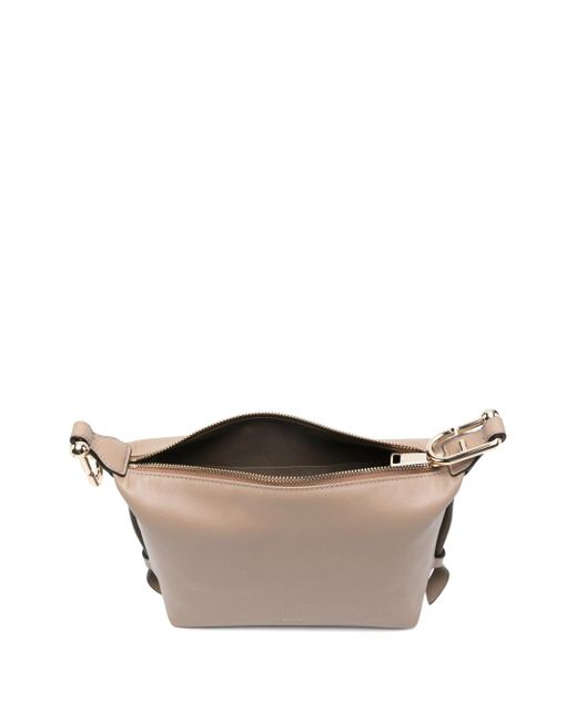 Furla Gray Tonie Mini Hobo
