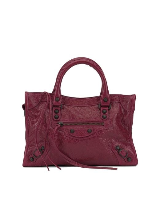 Balenciaga Purple "Le City Bag" Handbag