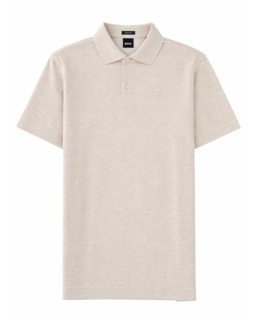 Boss White Polo "H Press"