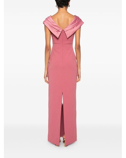 Solace London Pink Adele Maxi Dress