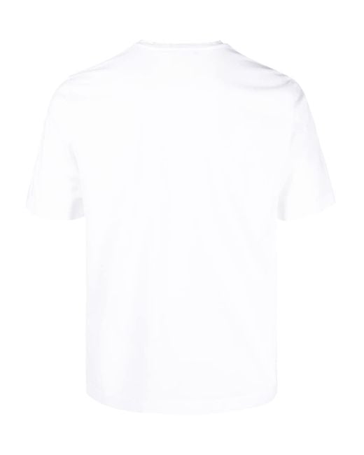 KIRED White Basic Cotton T-shirt for men