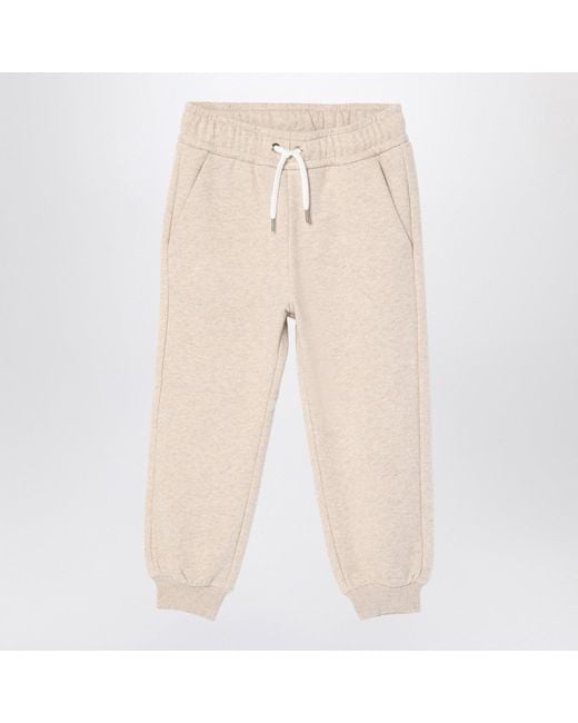 Chloé Natural Chloé Cotton Jogging Trousers