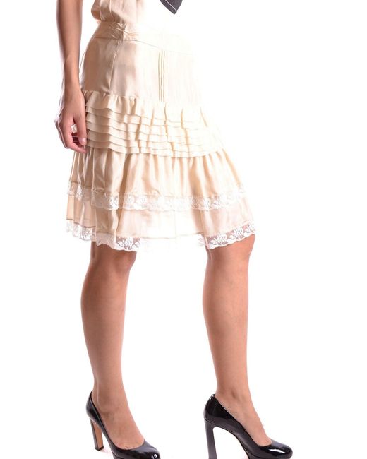 Pinko White Skirts
