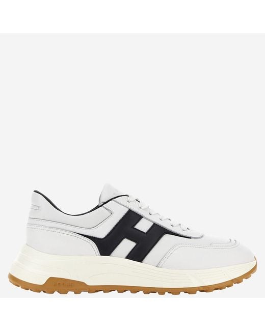Hogan Gray Hyperlight Leather Sneakers