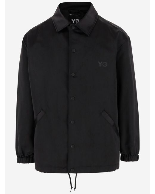 Chaqueta de entrenador de algodón mezcla GFX Y-3 de color Black