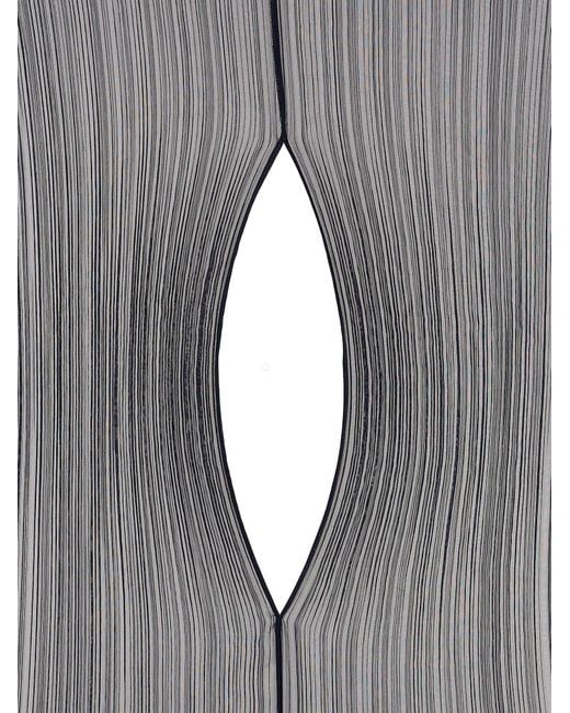 Pleats Please Issey Miyake Blue Falten bitte Issey Miyake 'farbenfrohe Madame t Small' gestohlen