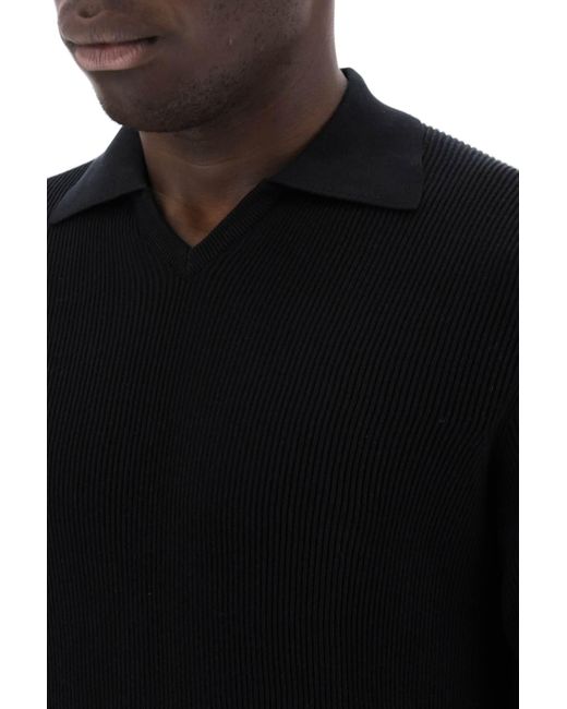 En coton en tricot Polo Brunello Cucinelli pour homme en coloris Black