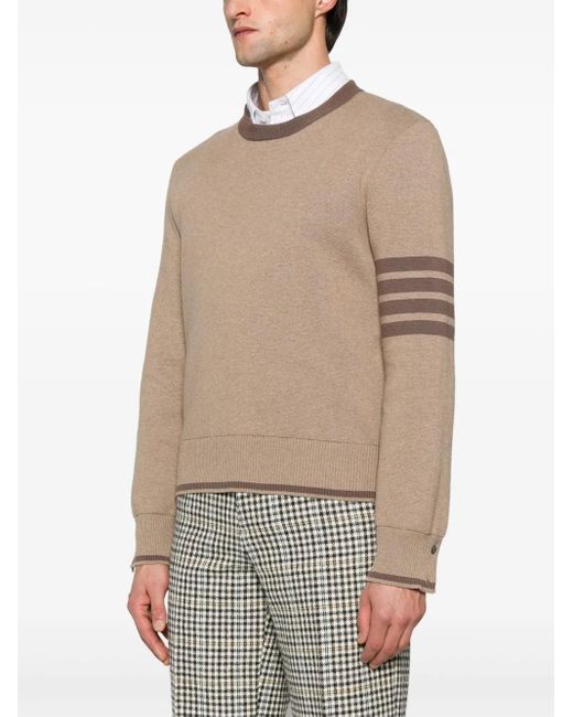 4 SUJETOR DE DISTALLES DE Stripe Thom Browne de hombre de color Natural