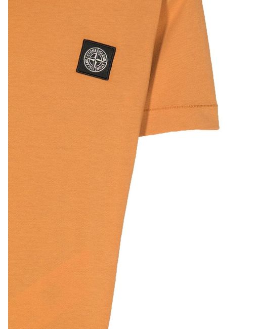 Stone Island Orange Stone Island for men
