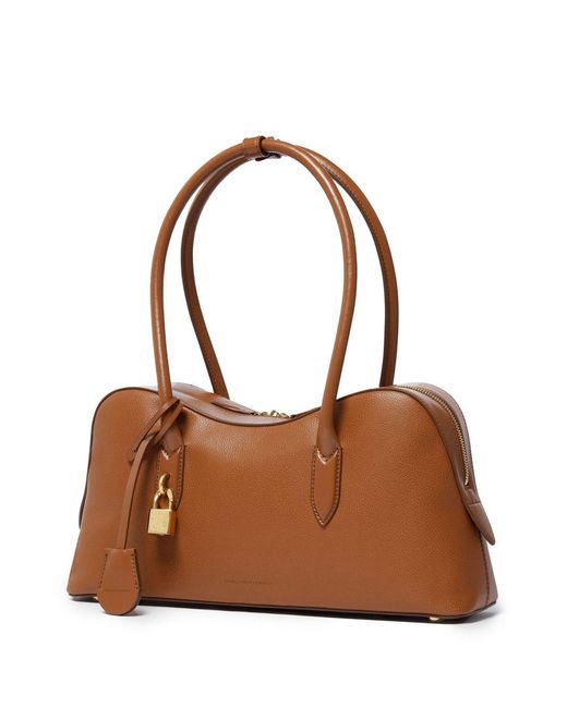 Stella McCartney Brown Stella Ryder Medium Shoulder Bag