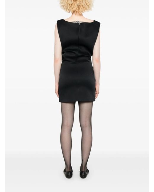 Khaite Black Acetate Toma Dress