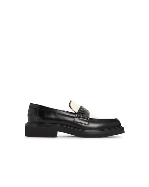 Dior Black Leather Loafers