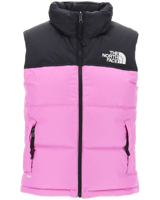 The North Face 1996 Retro Nuptse Vest in het Pink