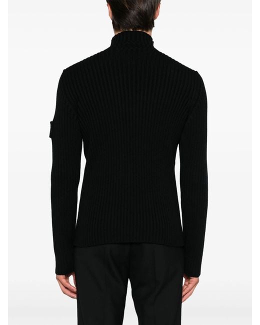 Prada Black Logo Lettering Sweater for men