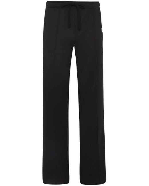 J.W. Anderson Black Relaxed Wide-Leg Trousers With Elastic Waistband for men