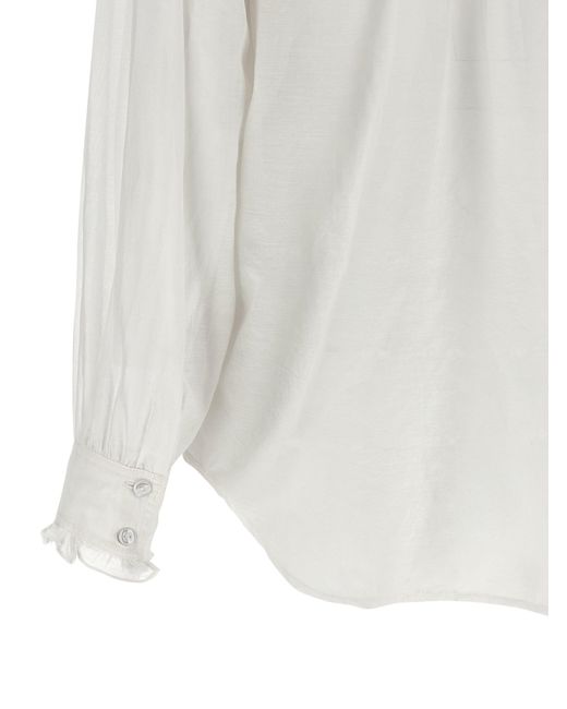 Isabel Marant White "Pamias" Top