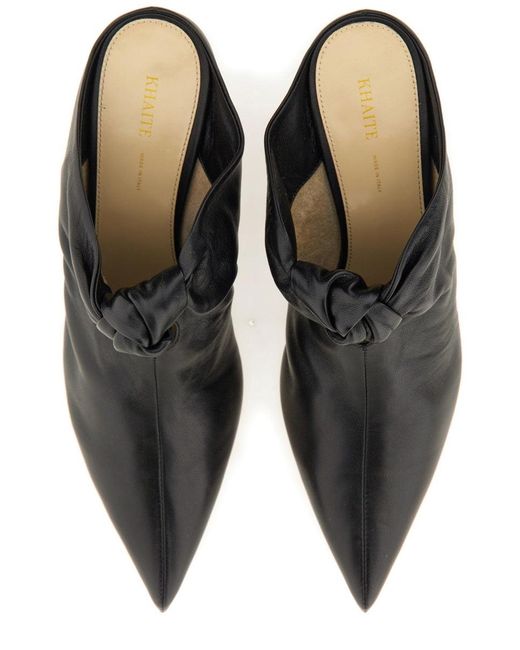 Khaite Black Mule The Rowan