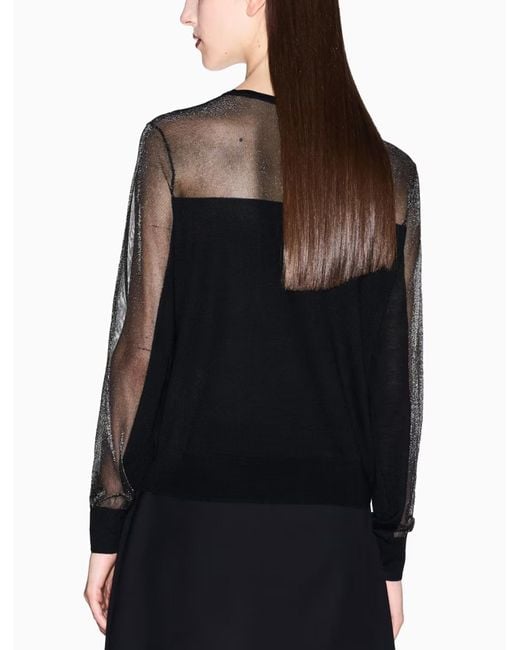 ARMANI EXCHANGE Black Armani Austauschpullover