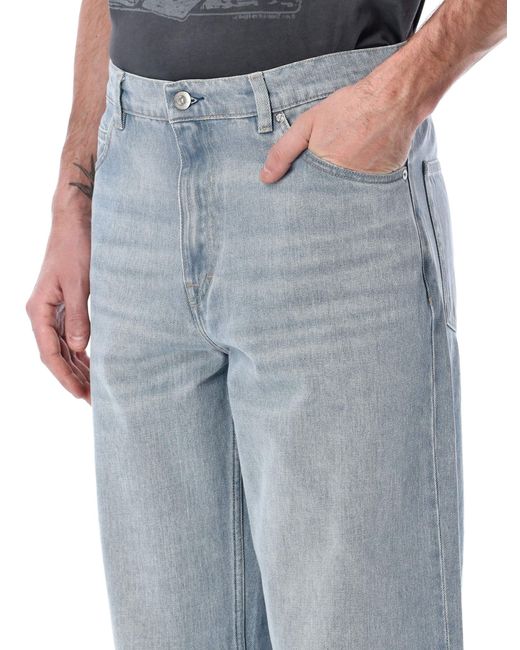Our Legacy Blue Vast Cut Wide-Leg Jeans