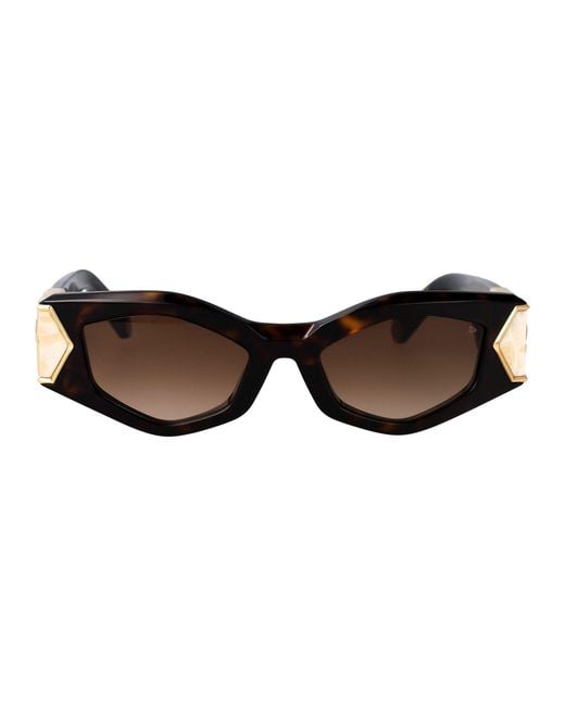 Philipp Plein Brown Sunglasses