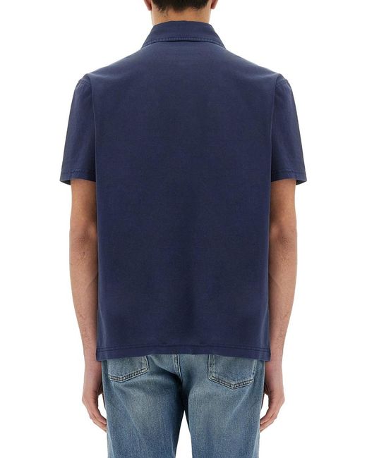 Fay Blue Jersey Polo