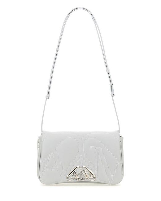 McQueen Gray Shoulder Bag Seal