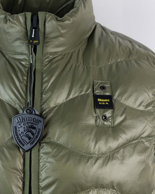 Blauer Green Smanicato Ad Onde Danny Verde