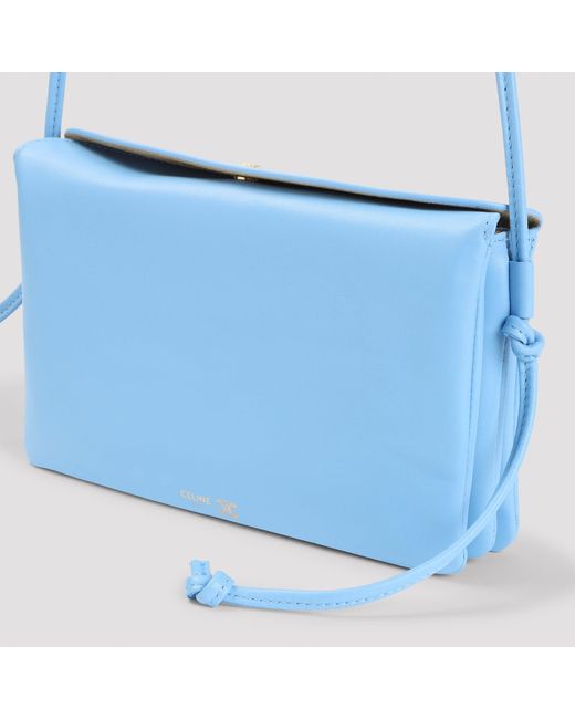 Céline Blue Trio Shoulder Bag