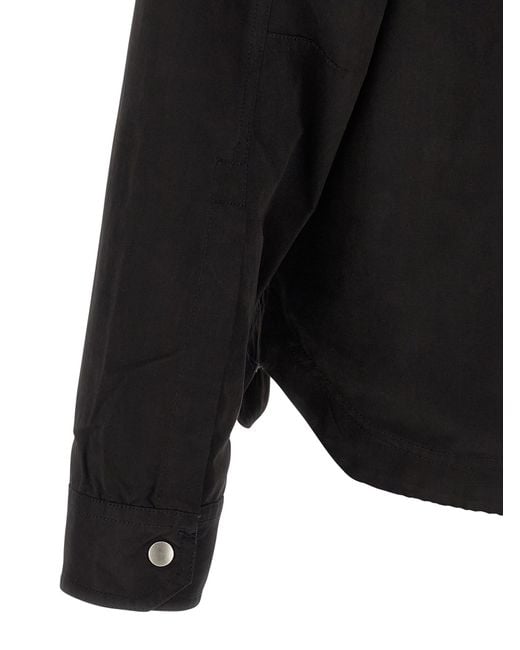 Thom Krom Peach Handhemd in Black für Herren
